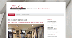 Desktop Screenshot of frieling-dortmund.de